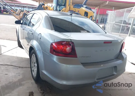2014 Dodge Avenger Se из США, поврежденный, VIN 1C3CDZAB4EN195685